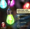 Intelligente Gartenbeleuchtung 15 m RGB-Gartenatmosphäre Beleuchtungskabel Smartphone-Steuerung E27-Stecker Hersteller Direktvertrieb