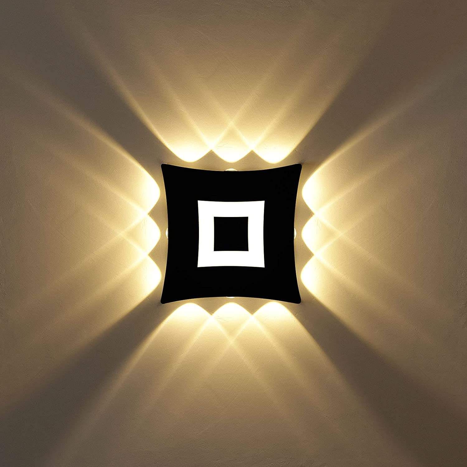 Moderne Wandleuchte Cube Led Wandleuchte Lampe Wasserdicht IP65 Innenwandleuchte 110 V 220 V Für Badezimmer Außenbeleuchtung 4 Watt 6 Watt 8 Watt