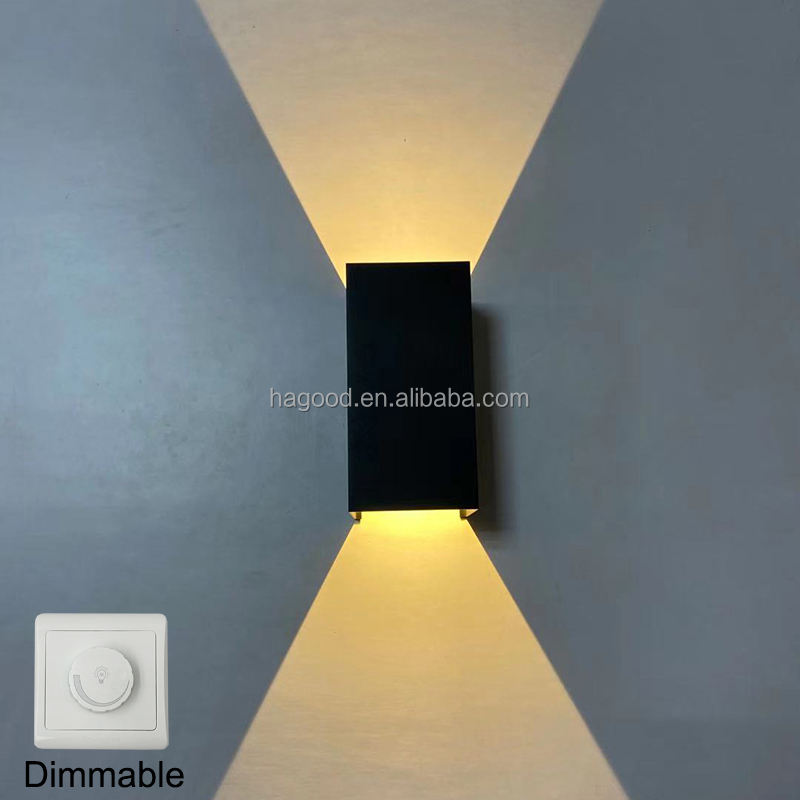 Moderne, einfache, kreative, wasserdichte Wandleuchte für den Außenbereich, LED-Hoflampen, Torlampe, Terrasse, Balkon, Gartenwandleuchte