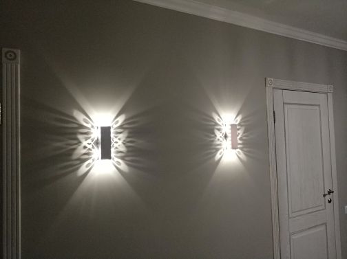 Dekorative LED-Lampe mit doppeltem Schmetterling, Wandleuchte und Nachtlicht für den Innenbereich