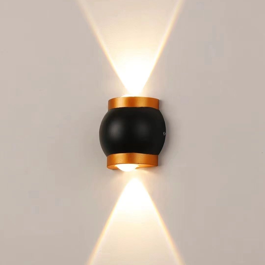 Wohnkultur 6W 12W LED Wandleuchte Indoor Outdoor Wasserdichte Aluminium Zwei-kopf Wand Lampe für Garten veranda Schlafzimmer Treppen Lichter