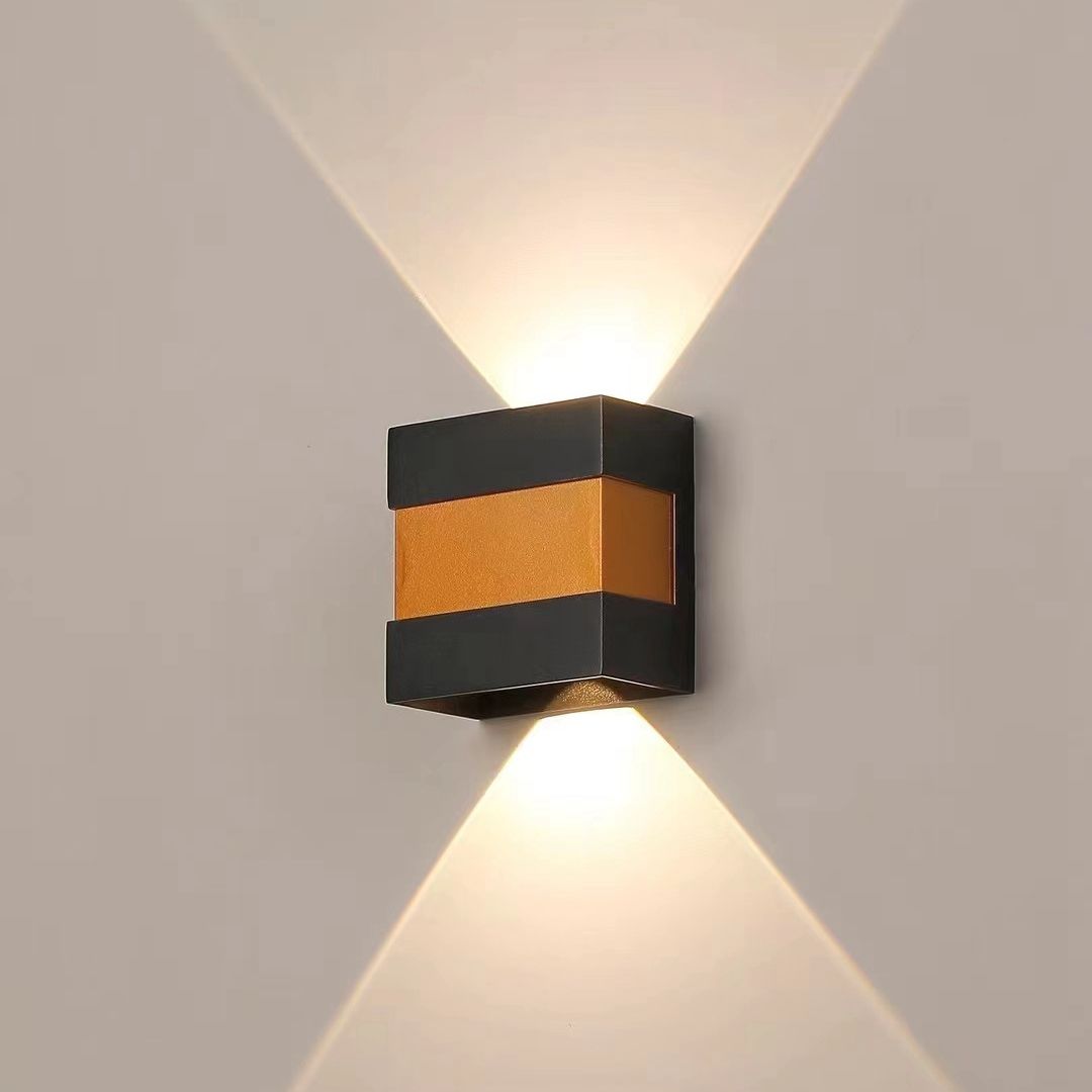 Wohnkultur 6W 12W LED Wandleuchte Indoor Outdoor Wasserdichte Aluminium Zwei-kopf Wand Lampe für Garten veranda Schlafzimmer Treppen Lichter