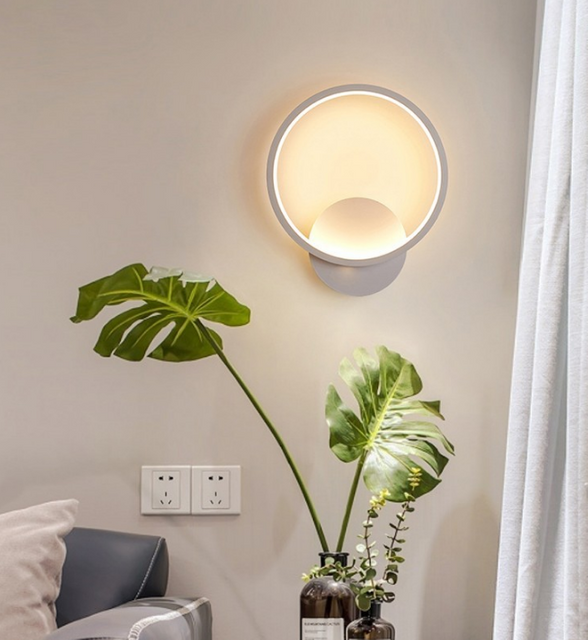 LED Nordic Wohnzimmer Schlafzimmer Nachtwandleuchte Veranda Gang Restaurant Treppenhaus Balkon Wandleuchte Schönheitssalon Lampen