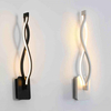 16 W moderne Hausdekoration, Wellenform, Aluminium, Up Down LED-Wandleuchte, LED-Wandleuchte für den Innenbereich, Urlaubsgirlandenlicht
