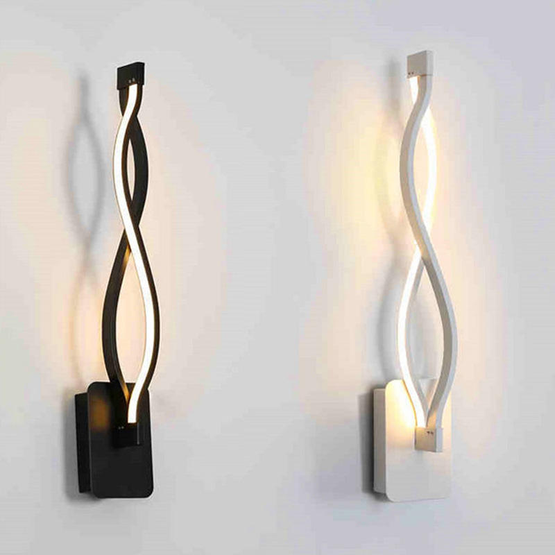 16 W moderne Hausdekoration, Wellenform, Aluminium, Up Down LED-Wandleuchte, LED-Wandleuchte für den Innenbereich, Urlaubsgirlandenlicht