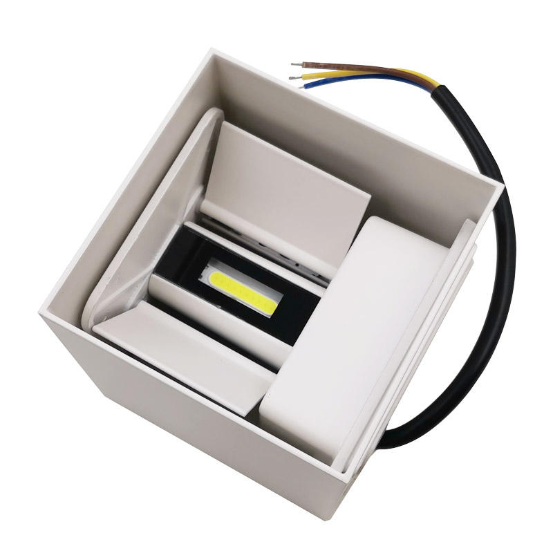 Moderne LED-Lichtwürfel-wasserdichte, verstellbare Winkel-Wandleuchte und Außenwandleuchte mit Fabrikpreis und hoher Qualität