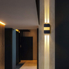 12W Up And Down Wandleuchten Gold Schwarz LED Aluminium Wandleuchte LED Wandleuchte für Schlafzimmer Wohnzimmer Flur Nebenbeleuchtung