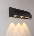 3W moderne einfache Outdoor wasserdicht IP65 LED Wandleuchte Hoflampen Garten Wandleuchte Fabrikpreis