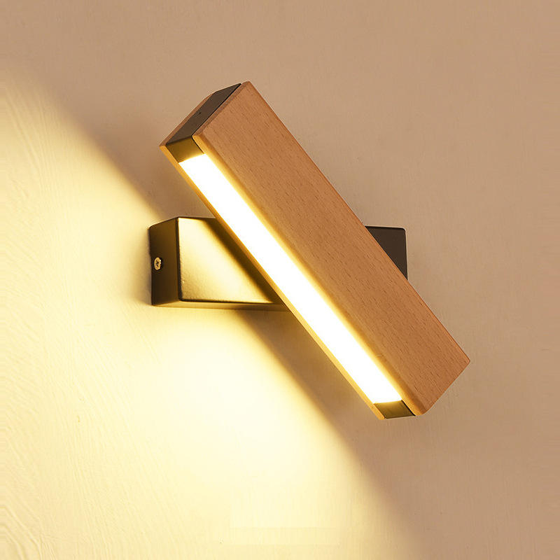Braune Innenwandleuchte, drehbare Wandleuchte, LED-Innenleuchte, um 330 Grad drehbare Wandleuchte, LED-Innenleuchten, LED-Leuchten für den Innenbereich