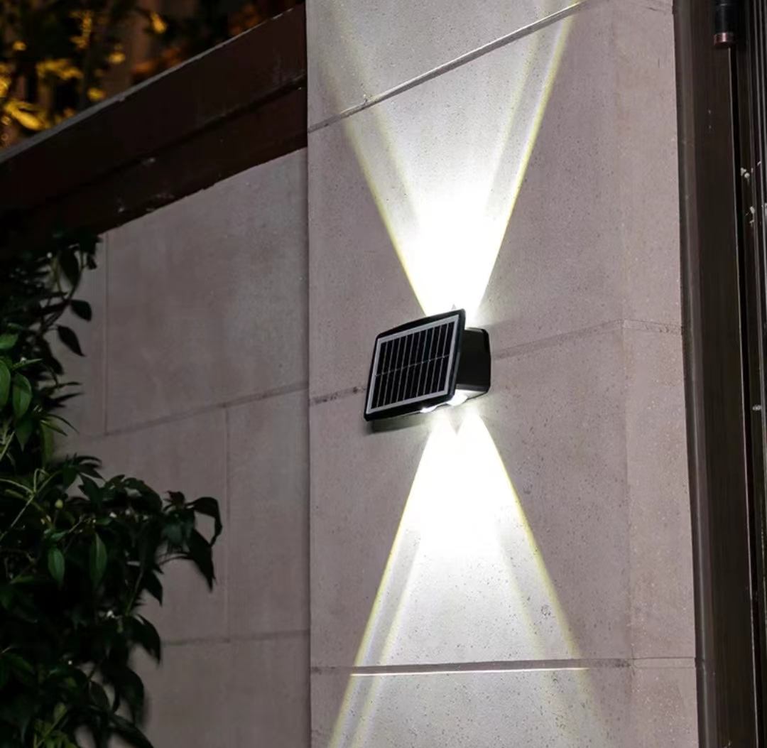 4W 6W Solar-Led-Licht Im Freien Wasserdichte Solar Hight Lichter Wand leuchte Intelligente wand lampe solar wand Außen lampe