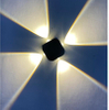 Wasserdichte IP65 4W LED-Wandleuchte für den Außenbereich, Aluminium-Wandleuchte, Garten-LED-Wandleuchte
