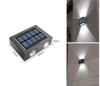 4LED nach oben und unten Solar Wandleuchte Außendekoration Garten Hof Haus Wandleuchte wasserdichte Solarleuchte Garten