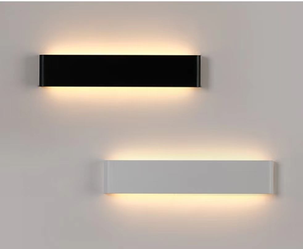 16W 24W 2,4G lange Wandleuchte mit Controller, LED-Lampe, Auf- und Ablicht, Innenwandleuchte, LED-Wandleuchte, Wandleuchte mit drei Farbtemperaturen