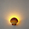 5W NEUE wasserdichte Lampe LED-Wandleuchte moderne LED-Wandleuchte Außen-Innenleuchte Loft Garten Muschellampe RGB-Lichtfarbe