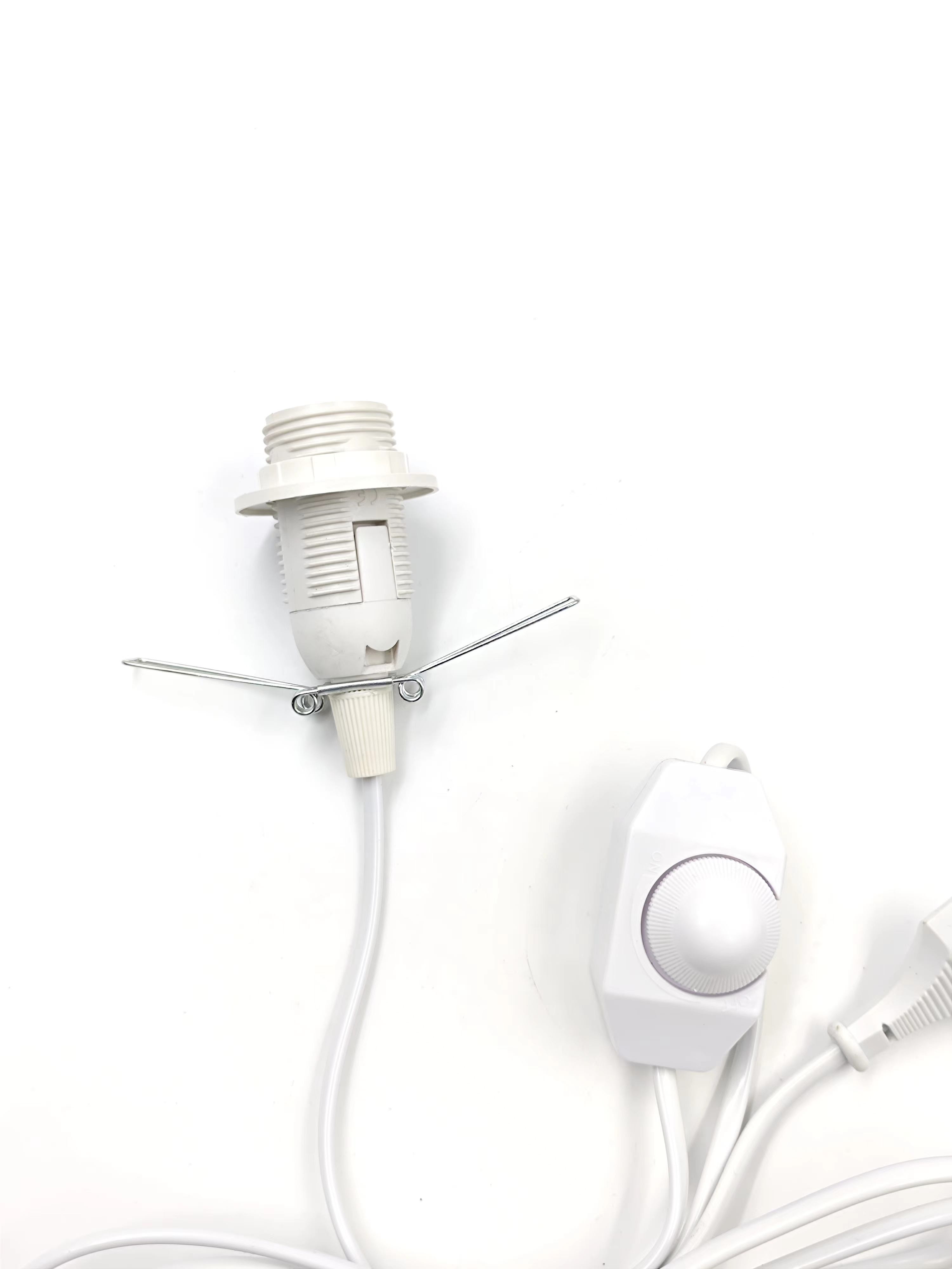 Lampenfassung Fassung Lampensockel für Glühbirne E14 AU/EU/US-Stecker Garantie 301 Dimmerschalter Himalaya-Salzlampe Spezialkabelstecker 0,35 mm