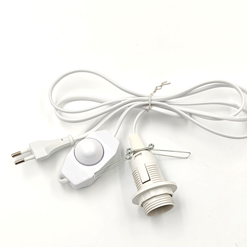 Lampenfassung Fassung Lampensockel für Glühbirne E14 AU/EU/US-Stecker Garantie 301 Dimmerschalter Himalaya-Salzlampe Spezialkabelstecker 0,35 mm