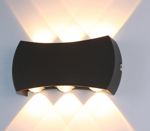6W moderne minimalistische Outdoor Indoor Hotel Gang Korridor Tür Innenhof Treppe Veranda LED wasserdichte Mond Wandleuchte