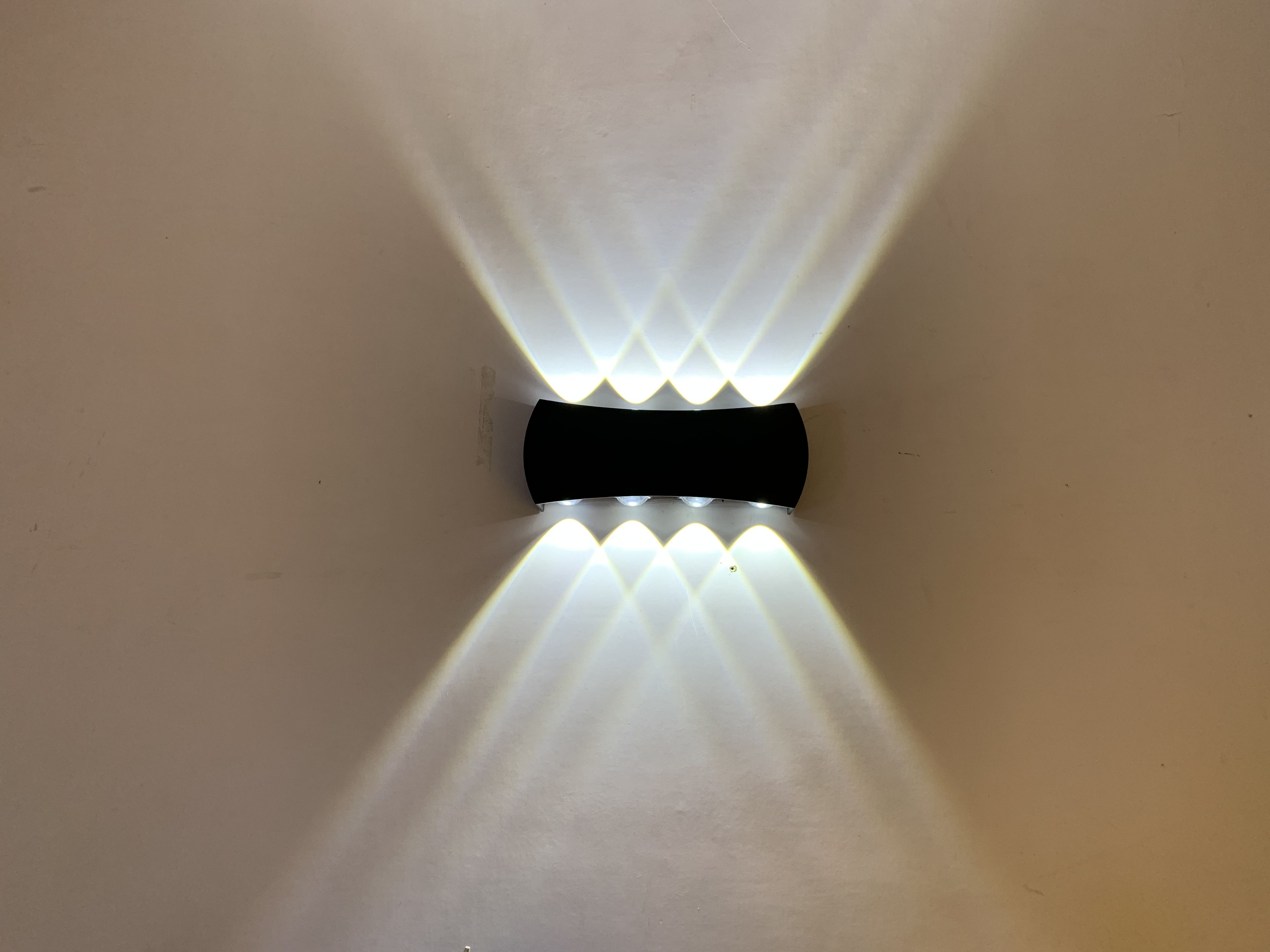 8W moderne minimalistische Outdoor Indoor Hotel Gang Korridor Tür Innenhof Treppe Veranda LED wasserdichte Mond Wandleuchte