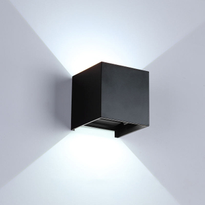 Motion Sensor 12W LED Wand Licht Im Freien Wasserdichte IP65 Veranda Garten Wand Lampe Dekoration Beleuchtung Dimmbare CubeCOB waren