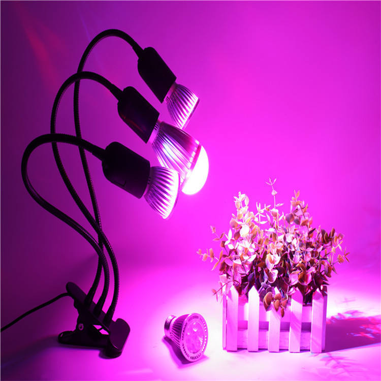 Grenzüberschreitende LED-Clip-Lampe, Einzelkopf, Doppelkopf, Dreikopf-Clip-Lampenfassung, E27, Universal-Lampenfassung mit Clip