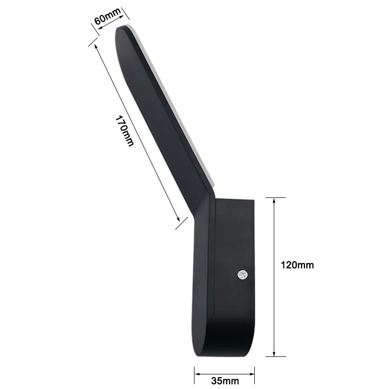 4W Hotelzimmerdekoration Zahnbürstenform Wandleuchte Innen-LED-Wandleuchte Innentreppenlampe mit hoher Qualität und niedrigem Preis