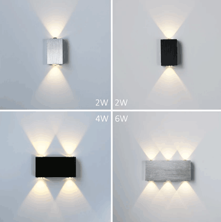 Cube COB LED Innenbeleuchtung Wandleuchte Moderne Wohnbeleuchtung Dekoration Wandleuchte Aluminium Lampe 6 Watt 85-265 V Für Bad Korridor