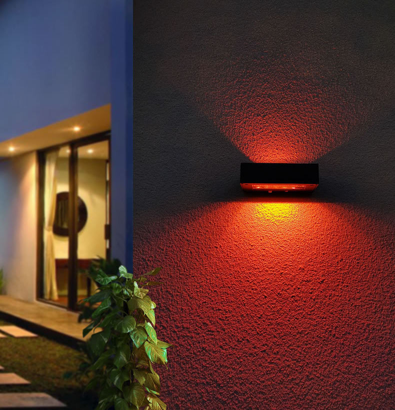 Solar Licht Wasserdichte Led Licht Im Freien Sonnenlicht Lampe für Garten Straße Landschaft Balkon Dekor Solar Wand Lampe Im Freien