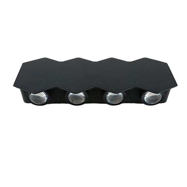 4W 6W 8W Neue schwarze Schale weiße Schale IP65 wasserdichte Outdoor-LED-Wandleuchte Auf- und Ablichter Wandleuchte