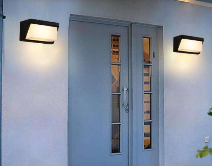 Solar Licht Wasserdichte Solar-Led-Licht Im Freien Sonnenlicht Lampe für Garten Straße Landschaft Balkon Dekor Solar Wand Lampe Im Freien