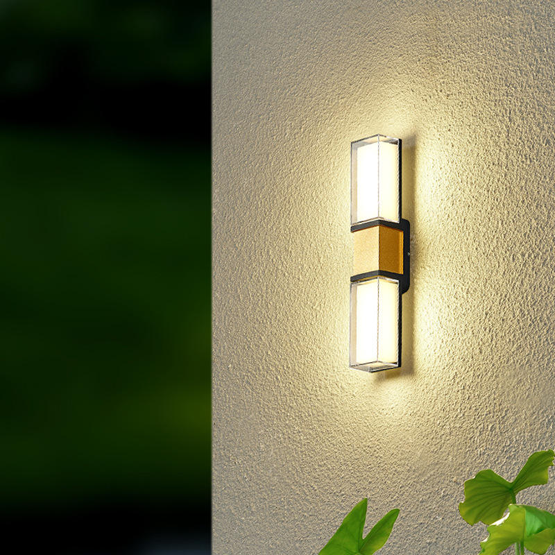 9W 10W Außenwandleuchte LED Wasserdicht IP65 Aluminiumstreifen Innen- und Außenbeleuchtung Dekoration Garten Veranda Leuchten 85-265V