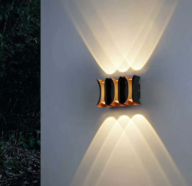 Neue wasserdichte LED Wandleuchte Outdoor Indoor Balkon Aluminium Veranda Gartenleuchte Villa Wandleuchte Leuchte