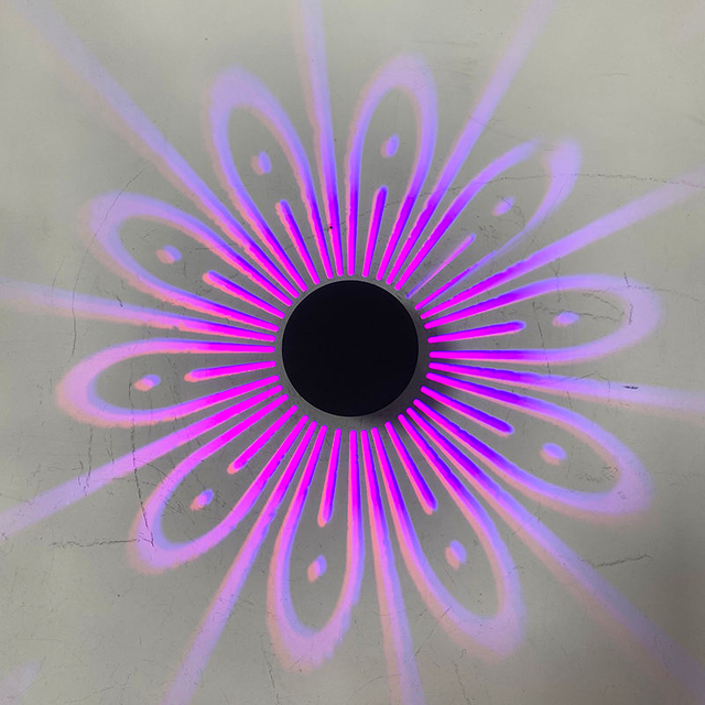 Neue Pfauenlampe Led Wandleuchte RGB Wandlampen Beleuchtung Dekoration Lampe Innenlicht
