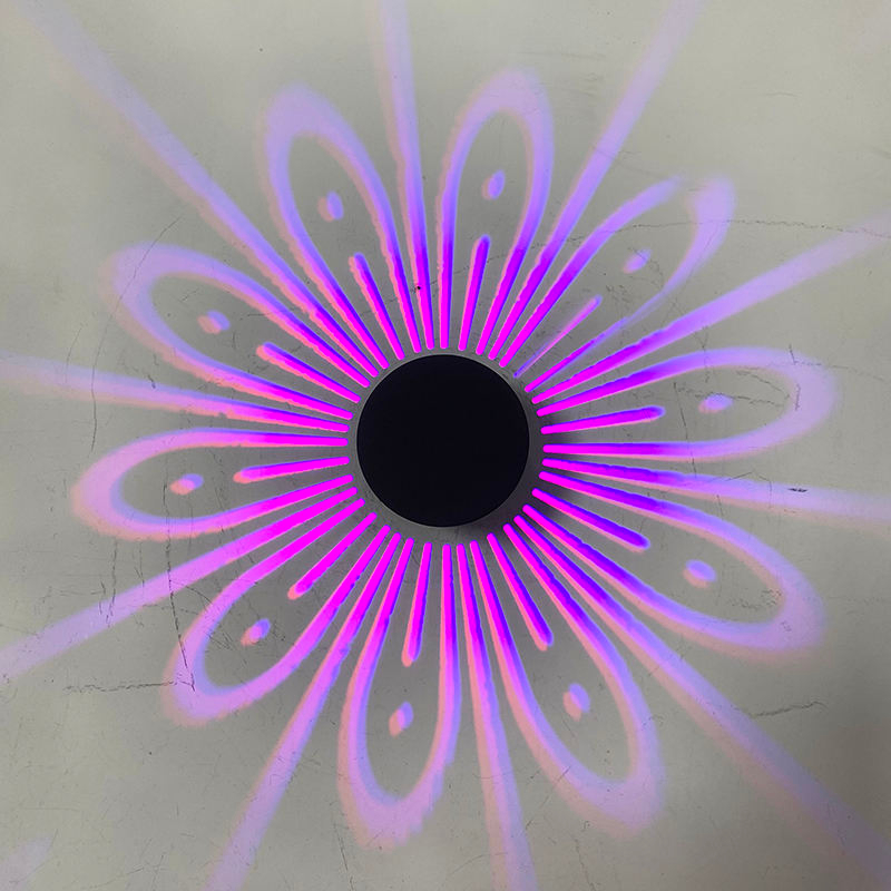Neue Pfauenlampe Led Wandleuchte RGB Wandlampen Beleuchtung Dekoration Lampe Innenlicht