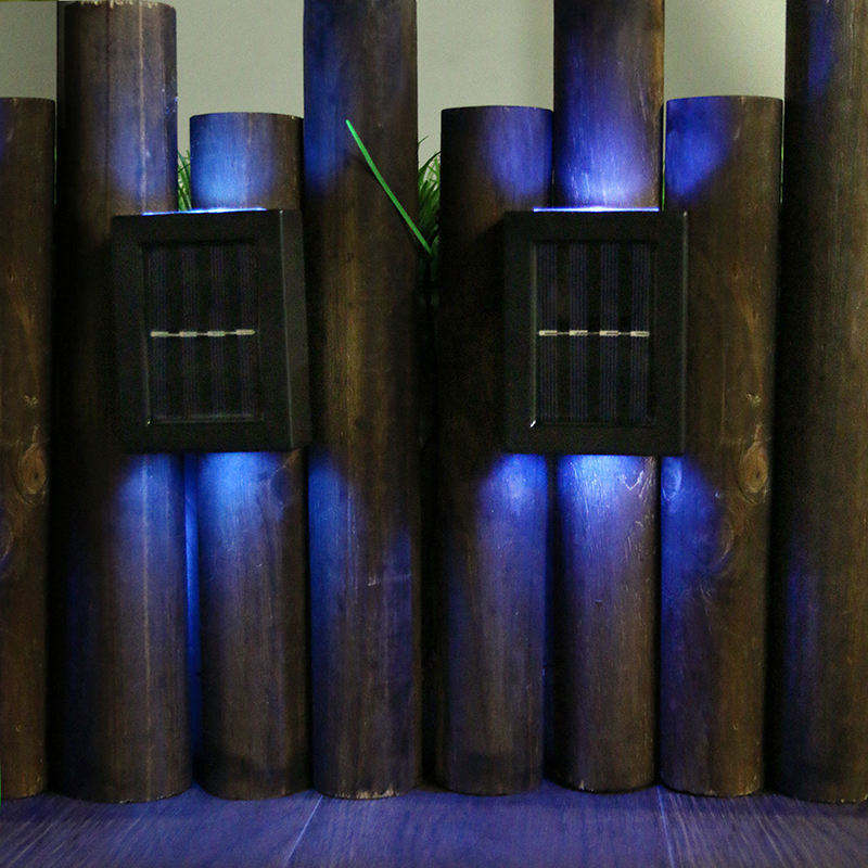 Outdoor Solar Lampen Wasserdichte Wand Lampen Leistungsstarke Unten Garten Dekorative Straßen Lampen Hause Treppe Solar Powered Lichter