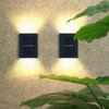Solar-Lade-Wandleuchte für den Außenbereich, wasserdicht, IP65, Treppen-Wandleuchte, Solar-LED-Nachtlicht