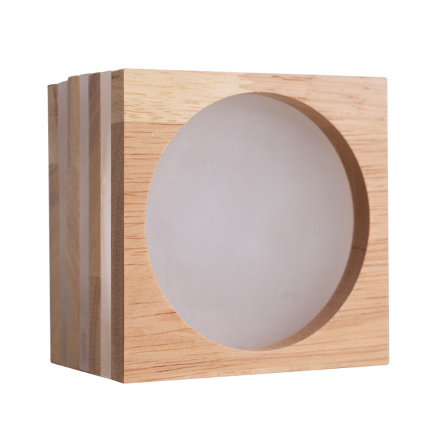 LED-Mond-Tischlampe, Holztisch, Kugelleuchte, dimmbar, Leinenkugel, Rattan, Lampenschirm, USB, Schlafzimmer, Nachttisch, Nachtlicht, Heimdekoration