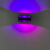 Neue weiße Aluminium 5W RGB Wandleuchte Up And Down Indoor Wandlamp Diy Farbe mit Controller Innenwandleuchte RGB Wandleuchte