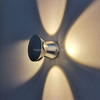 2023 neue Aluminium-Stufeneinbauleuchte, IP65, LED-Treppenwandleuchte, 3 W, für drinnen und draußen, schwarz leuchtend, weißer Körper, Lampe, Leistung, Beleuchtungschip