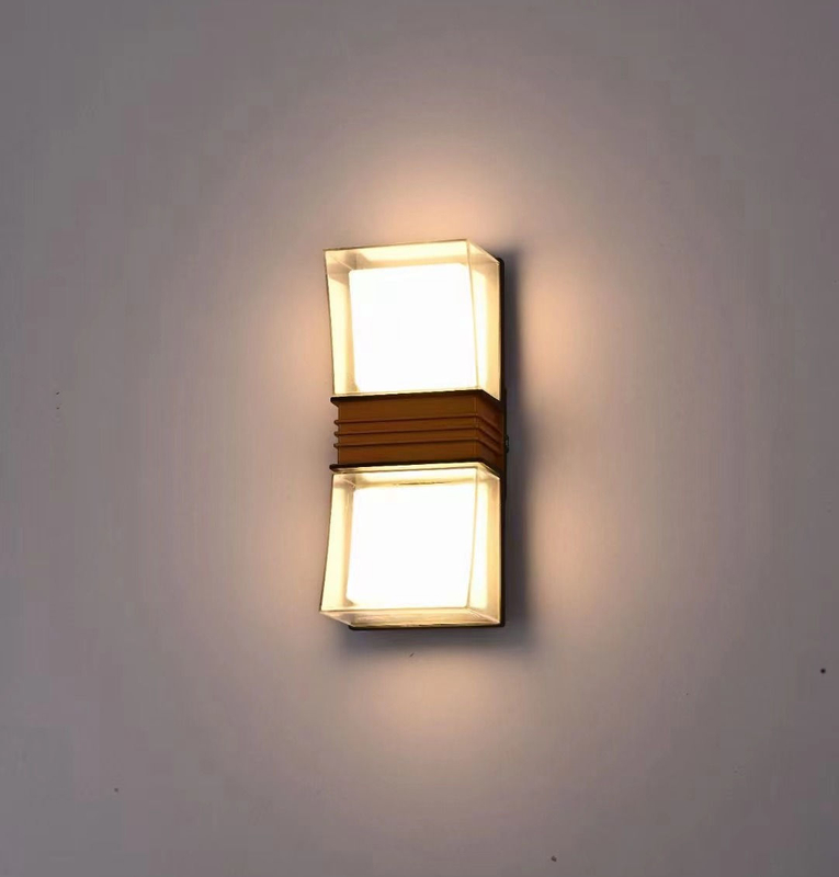 6W 12W LED Moderne Outdoor Wasserdichte Wand Lampe Innen Schlafzimmer Wohnzimmer Balkon Wand Licht Hause Beleuchtung Aluminium wandleuchte