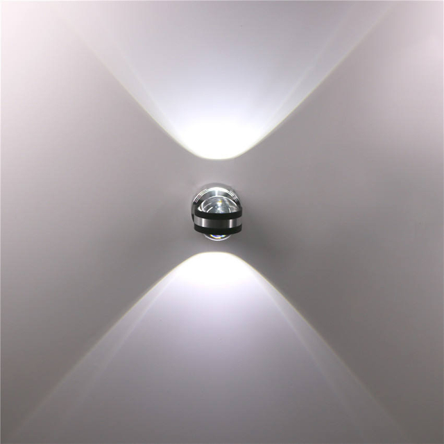 Up Down Wandleuchte LED 6W Innenwandleuchte Hoteldekoration Licht Wohnzimmer Schlafzimmer Nachttisch TV Hintergrundbild Lampen