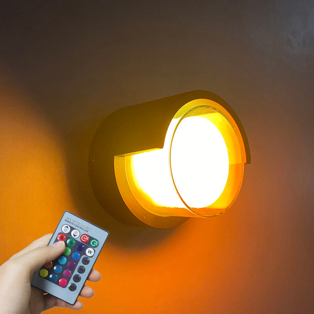 2023 Outdoor Tuya Wifi LED Smart Wand Lampen 10W Cube RGB App Dimmbare Leuchte Wasserdicht Garten Alexa Google Hause wand Licht AC85-265V