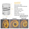 Top Verkauf 3W AC85 ~ 265V Aluminium Wand Indoor Dekoration Lampe RGB LED Nachtlicht mit Controller LED Wand Lampe Moderne