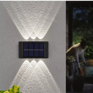 Straßenlaterne, LED-Solarleuchte, im Freien, wasserdicht, Balkon-Solarleuchten für Hof, Straßenlandschaft, Garten, Dekor, Lampe im Freien