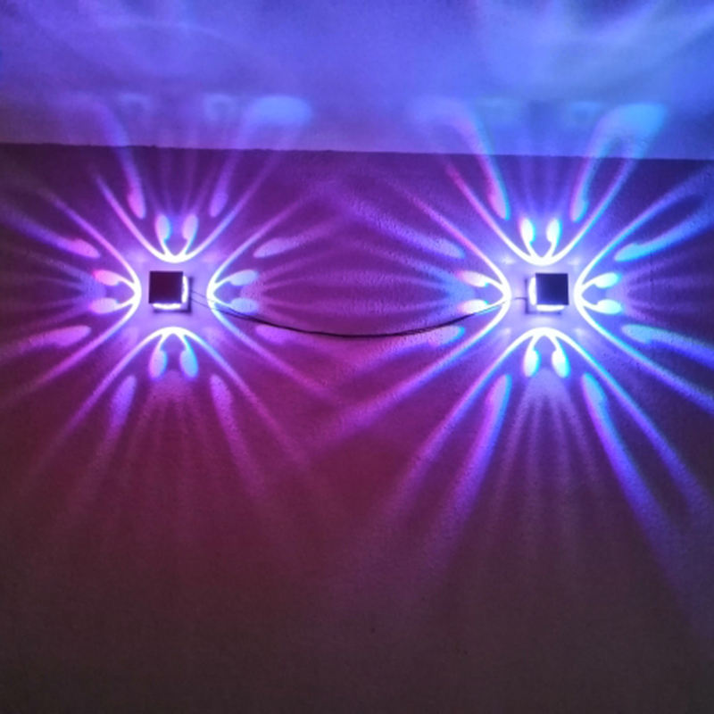 Hochwertige RGB-LED-Lampe. Vierseitige Schmetterlingswandlampe und Nachtlicht für den Innenbereich zum Fabrikpreis.