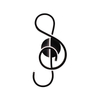 Music Note Moderner, minimalistischer Stil, Aluminium, dekorative LED-Wandleuchte, kreative Wandleuchte für Schlafzimmer, Wohnzimmer, Flur, Gang