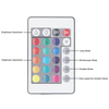 24 Tasten LED-Controller RGB IR-Fernbedienung DC12V mit Mini-Empfänger LED-Treiber Dimmer Passend für 5050/3528 RGB-LED-Streifenlicht