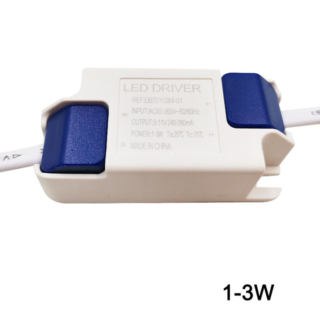 1–36 W sicheres Kunststoffgehäuse, LED-Treiber, Lichttransformator, Konstantstrom-300-mA-Netzteil, Adapter für LED-Lampe/Chip