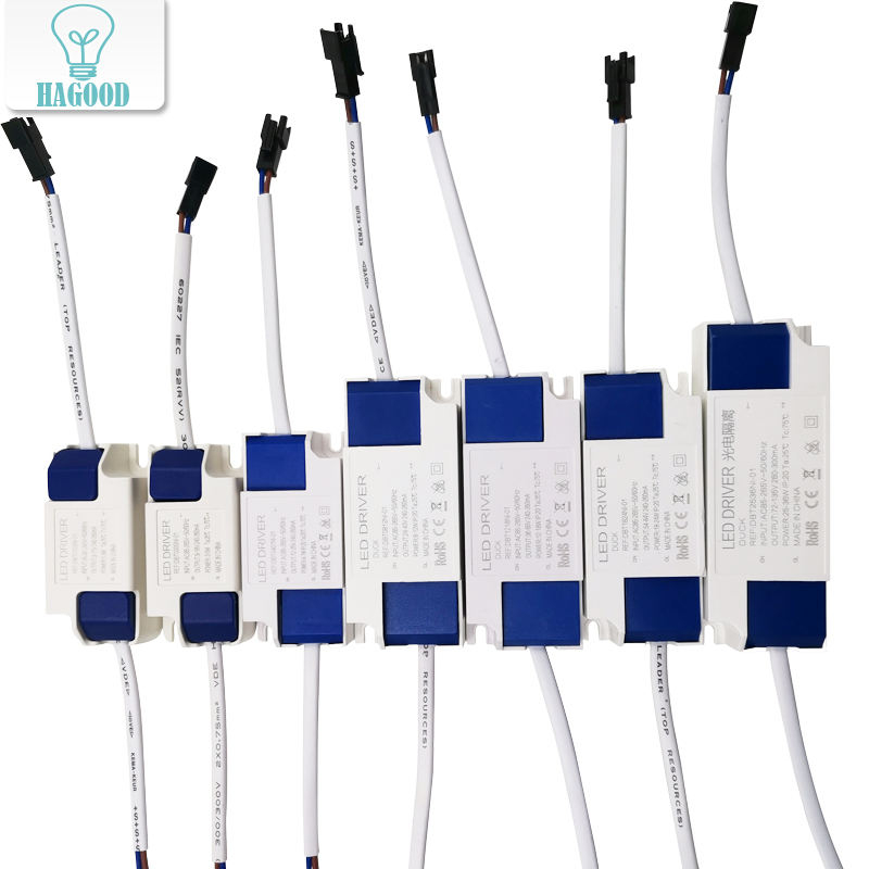 Hochwertiges dimmbares 3W 5W 7W 8-10W 15W 15-24W Netzteil LED-Treiber-Adapter-Transformator 300mA für LED-Downlight 85-265V