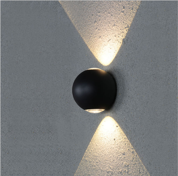 Moderne kreative wasserdichte Wandleuchte für den Außenbereich, LED-Hoflampen, Torlampe, Terrasse, Balkon, Gartenwandleuchte