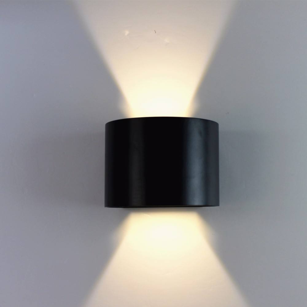 Wasserdichte LED-Wandleuchte im Halbkreis-Design, 6 W, Außenbeleuchtung mit Direktpreis ab Werk, Leuchten, Wandlampen, Lampen, Wandleuchte